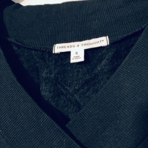 Threads 4 Thought Mazie Fleece Pullover (Black) - Picture 4 of 6